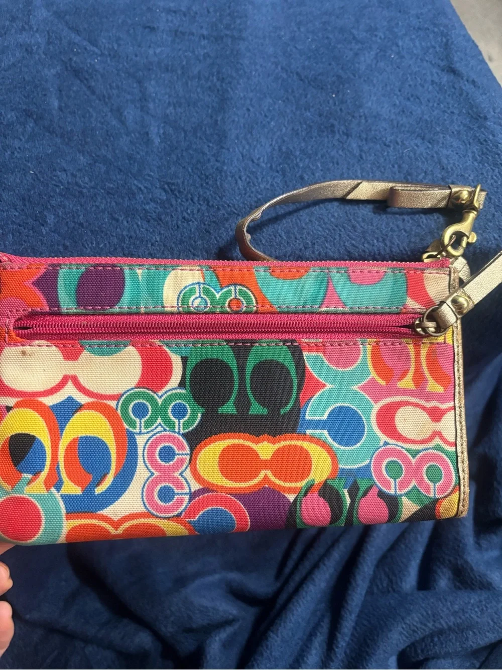 Coach Multicolor Poppy Wristlet
